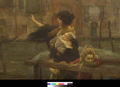 El Cruce o La Partida del Marinero, 1901 de Alessandro Milesi