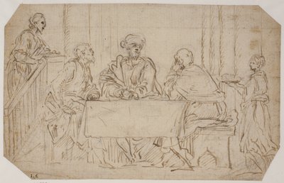 La cena en Emaús de Alessandro Moretto
