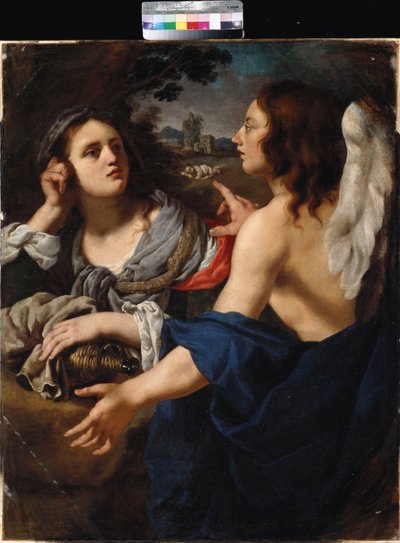 Agar y el ángel de Alessandro Rosi
