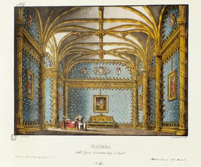 El dormitorio del Palacio Real Escenografía para la ópera 