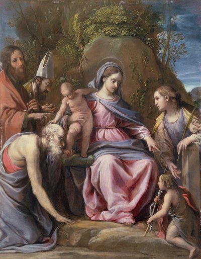 La Virgen y el Niño de Alessandro Tiarini