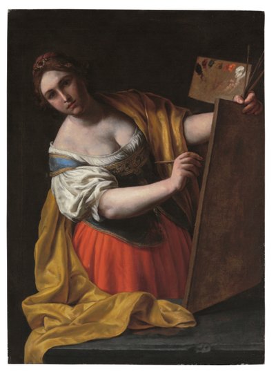 Alegoría de la pintura de Alessandro Turchi