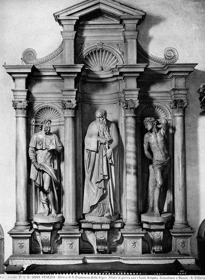Altar, Capilla Montefeltro de Alessandro Vittoria