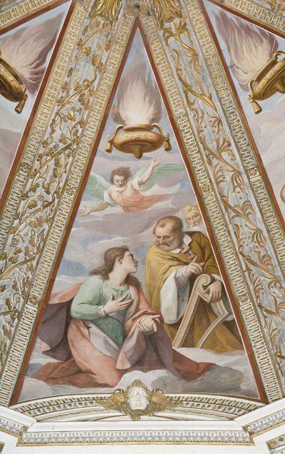 Los Reyes, del Padre Eterno y los Reyes (fresco) de Alessandro di Agostino and Sorri Pietro (c.1556 c.1621) Casolani