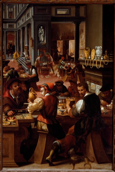El taller del orfebre de Alessandro di Vincenzio Fei