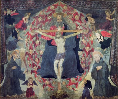 La Santísima Trinidad y los Santos de Alessio Baldovinetti