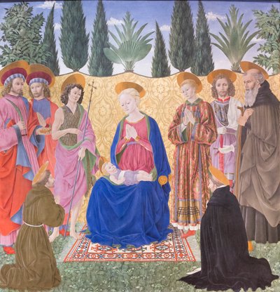 Virgen con el Niño y santos, conocido como retablo de Cafaggiolo de Alessio Baldovinetti