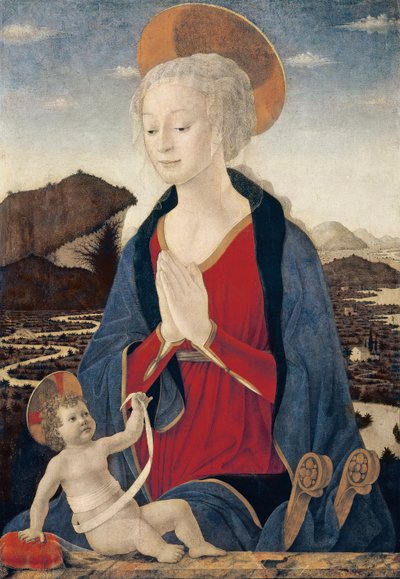 Virgen con el Niño de Alessio Baldovinetti