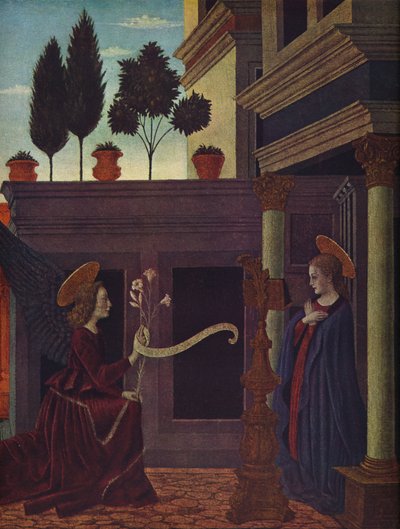 La Anunciación, c1449-1454 de Alesso Baldovinetti