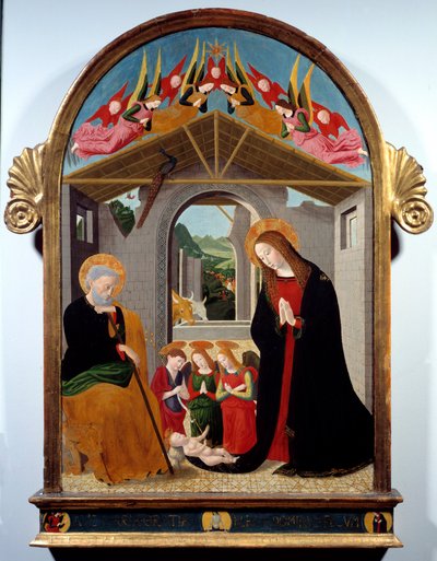 La natividad de Alesso di  Benozzo