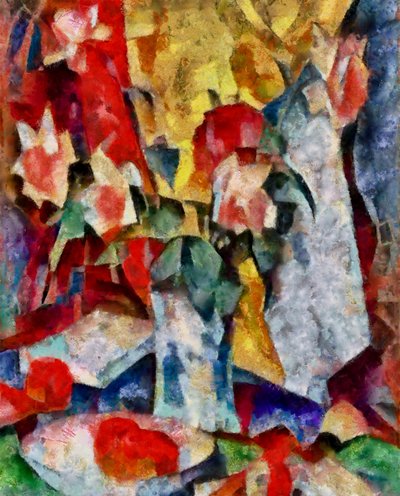 En el rojo #12, 2017 de Alex Caminker