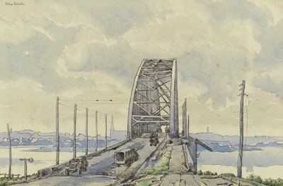 El puente de Nimega, Holanda de Alex Colville