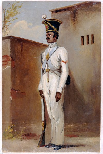 Lance Naik, 66º Infantería Nativa de Bengala, 1842 de Alex Hunter