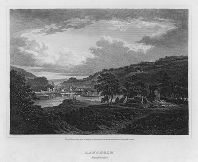 Langholm, Dumfrieshire de Alexander (after) Nasmyth