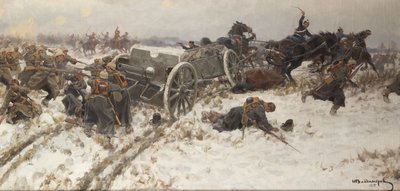 Escaramuza militar, 1915 de Alexander Alexeyevich Alexeyev