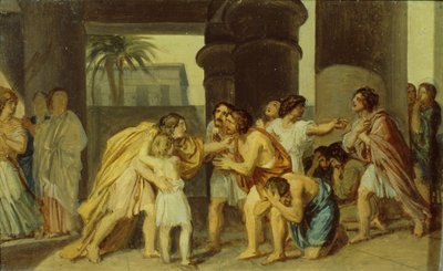 José se revela a sus hermanos, 1830s de Alexander Andreyevich Ivanov