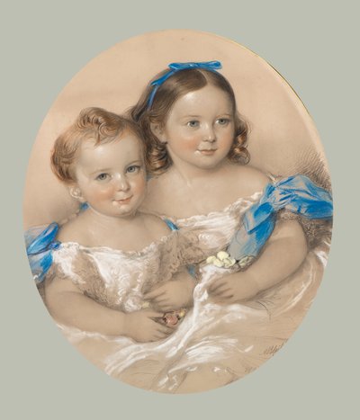 Doble retrato de Mary Sime Greig y David Middleton Greig de Alexander Blaikley