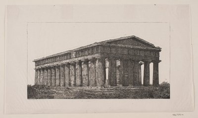 Templo de Poseidón en Paestum de Alexander Blom