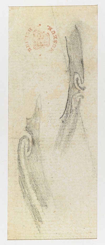 Un boceto, de 