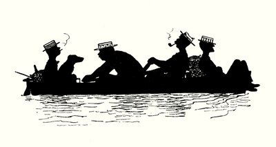 Ilustración para Nosotros tres y Trodles (litografía) de Alexander Carruthers Gould