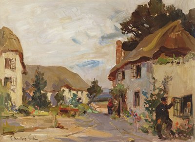 La conversación del aldeano de Alexander Carruthers Gould