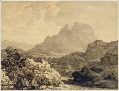 Paisaje montañoso de Alexander Cozens