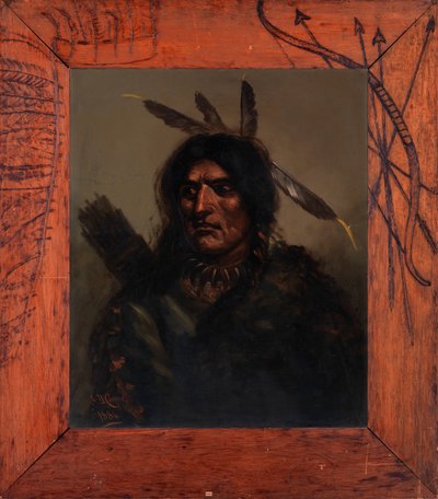 Hombre indio con carcaj, 1886 de Alexander Davis Cooper
