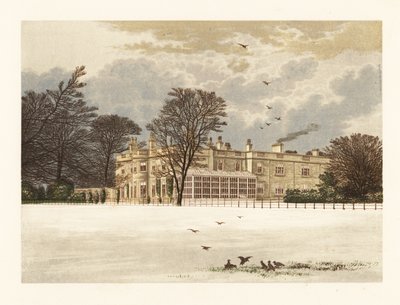 Ednaston Lodge, Derbyshire, Inglaterra. de Alexander Francis (after) Lydon
