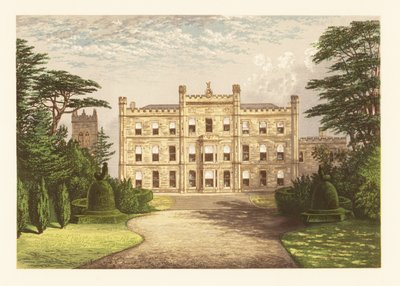 Castillo de Elvaston, Derbyshire, Inglaterra. de Alexander Francis (after) Lydon