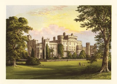 Castillo de Hawarden, Flintshire, Gales. de Alexander Francis (after) Lydon