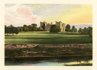 Castillo de Lumley, Durham, Inglaterra. de Alexander Francis (after) Lydon