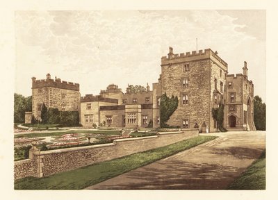 Castillo de Muncaster, Cumbria, Inglaterra. ,1880 (grabado) de Alexander Francis (after) Lydon