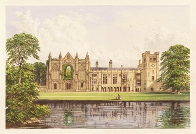 Abadía de Newstead, Nottinghamshire, Inglaterra. 1880 (grabado) de Alexander Francis (after) Lydon