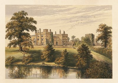 Castillo de Ripley, Yorkshire, Inglaterra. ,1880 (grabado) de Alexander Francis (after) Lydon