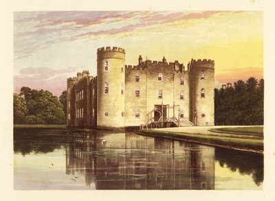 Castillo de Shirburn, Oxfordshire, Inglaterra. ,1880 (grabado) de Alexander Francis (after) Lydon