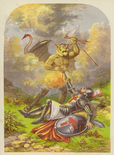La lucha de Cristiano con Apollyon de Alexander Francis Lydon