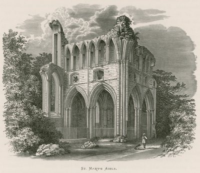 Abadía de Dryburgh, Nave de Santa María de Alexander Francis Lydon