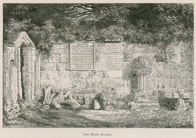 Abadía de Dryburgh, El Altar Mayor de Alexander Francis Lydon