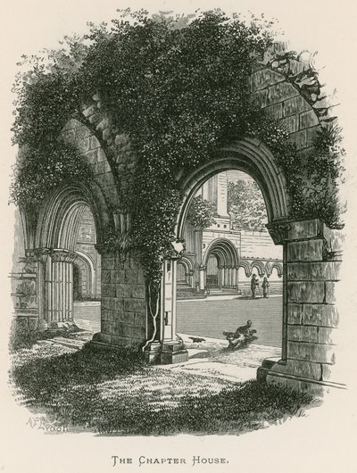 Abadía de Fountains, La Sala Capitular de Alexander Francis Lydon