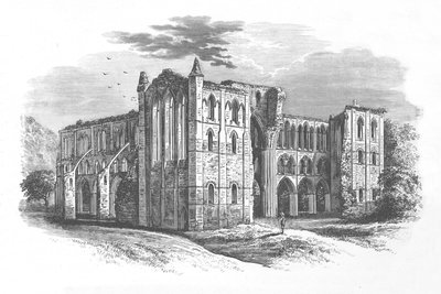 Desde el norte, Abadía de Rievaulx, c1880, 1897 de Alexander Francis Lydon