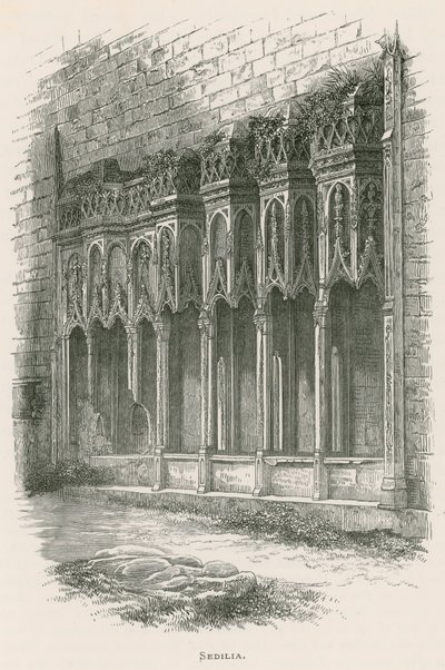 Abadía de Furness, Sedilia de Alexander Francis Lydon