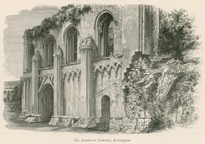 Abadía de Glastonbury, Capilla de San José, Exterior de Alexander Francis Lydon