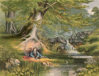 Ilustración para la Elegía de Gray de Alexander Francis Lydon