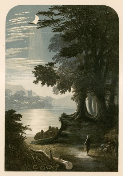 Ilustración para Il Penseroso de Milton de Alexander Francis Lydon