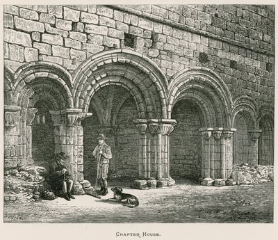 Casa capitular de la Abadía de Kirkstall de Alexander Francis Lydon