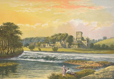 Abadía de Kirkstall, c1880, 1897 de Alexander Francis Lydon