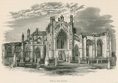 Abadía de Melrose, Desde el Sur de Alexander Francis Lydon