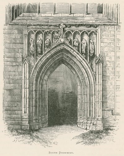 Abadía de Melrose, Puerta Sur de Alexander Francis Lydon