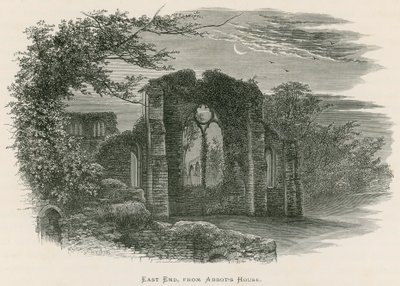 Abadía de Netley, extremo este, desde la casa del abad de Alexander Francis Lydon