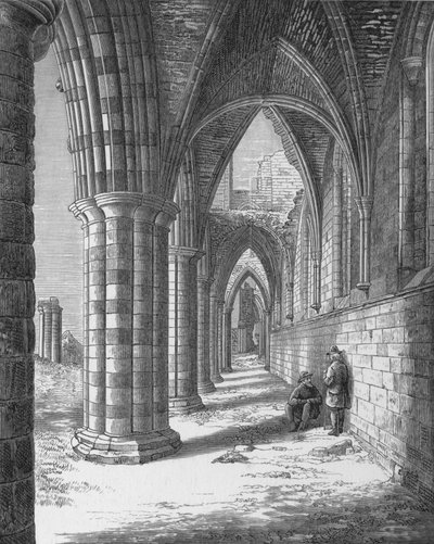 Nave norte, Abadía de Whitby, c1880, 1897 de Alexander Francis Lydon